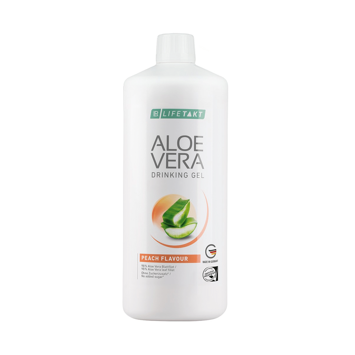 Persoonlijk vloeistof progressief Aloe vera drinking gel peach is fruitig-fris met perzik aroma