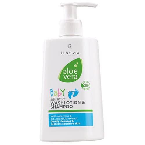 Baby shampoo en was lotion